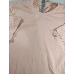 Next Level Apparel T Shirt Medium Pink Flamingo‎